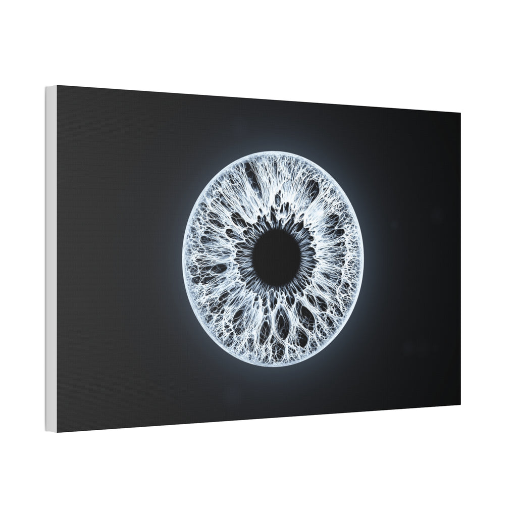 BLXNTT Iris – Lace Web Ice Silver Glossy Canvas