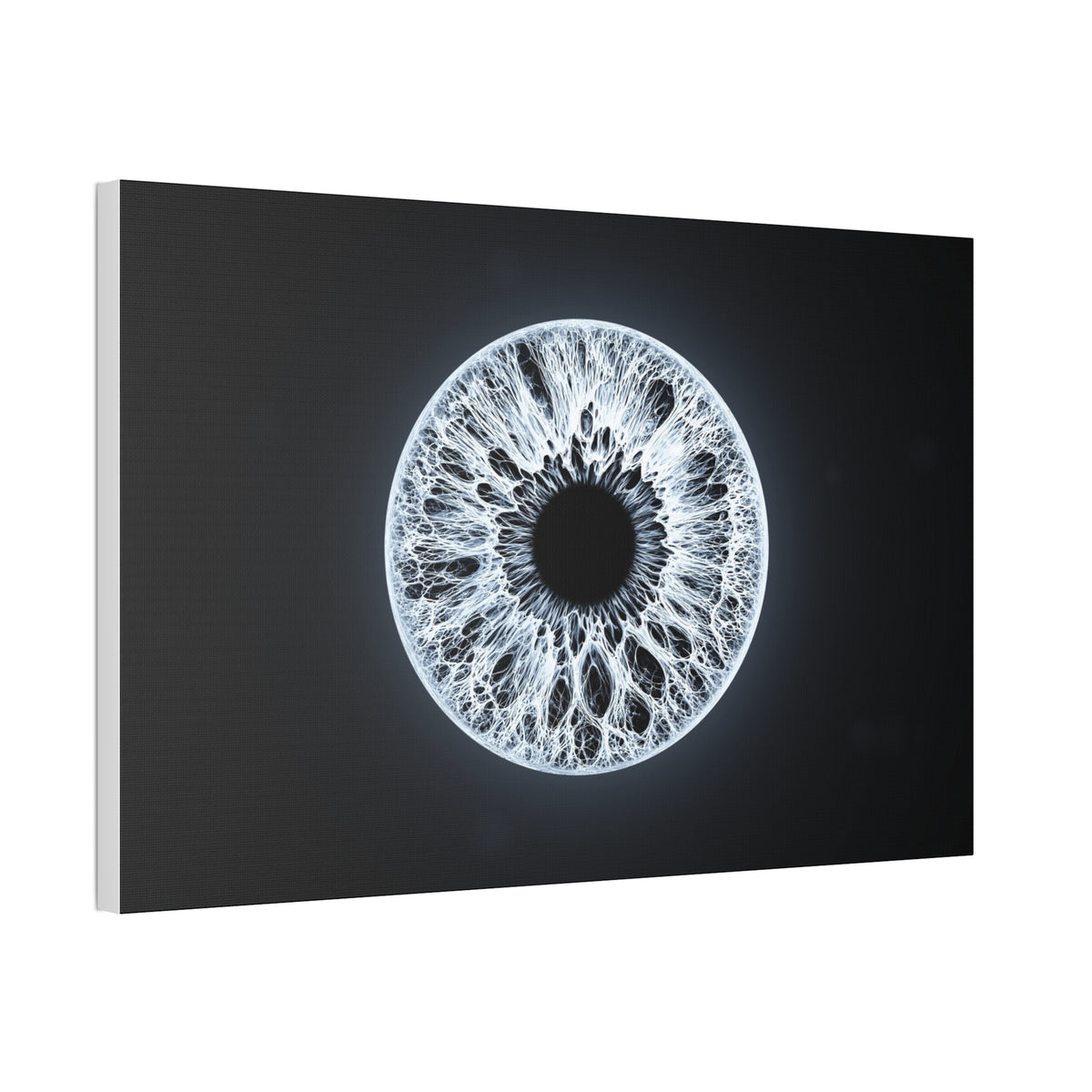 BLXNTT Iris – Lace Web Ice Silver Glossy Canvas