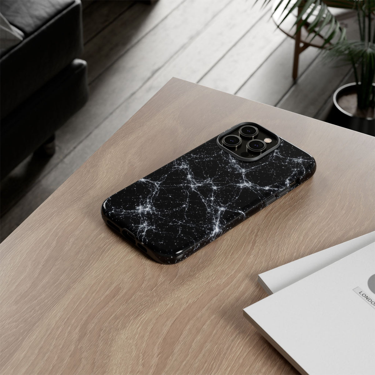 Neon Mycelium - Silver Ghost Phone Case