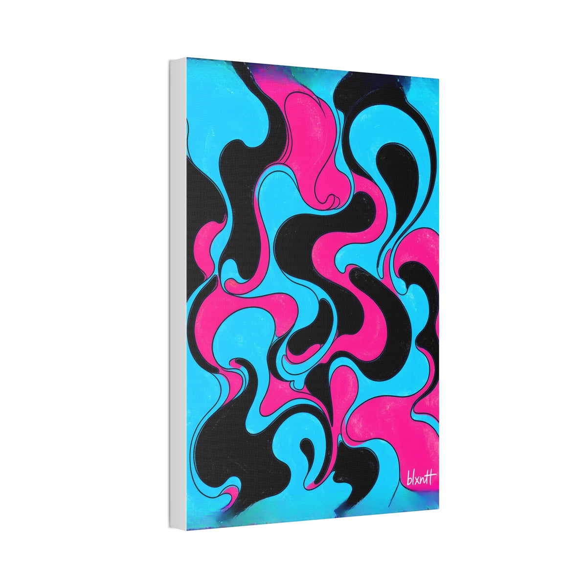 Fillmore Flow - Cyberpunk Glossy Canvas
