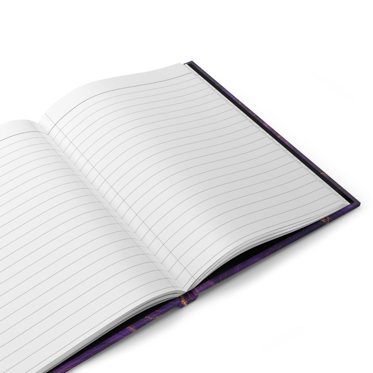 Royal Purple Marble Hardcover Journal