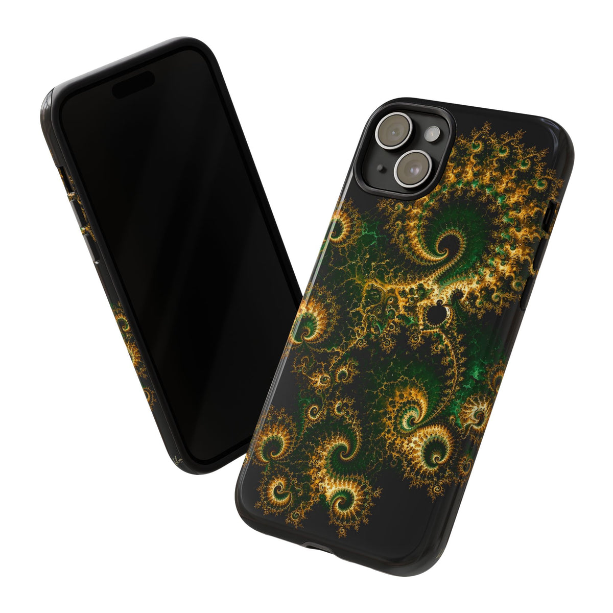 Copper Infinity - Emerald & Gold Phone Case