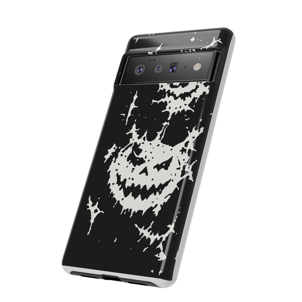 White Spiderweb Pumpkin Phone Case