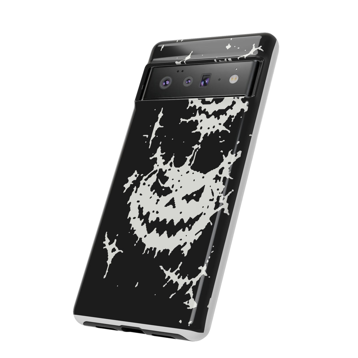 White Spiderweb Pumpkin Phone Case