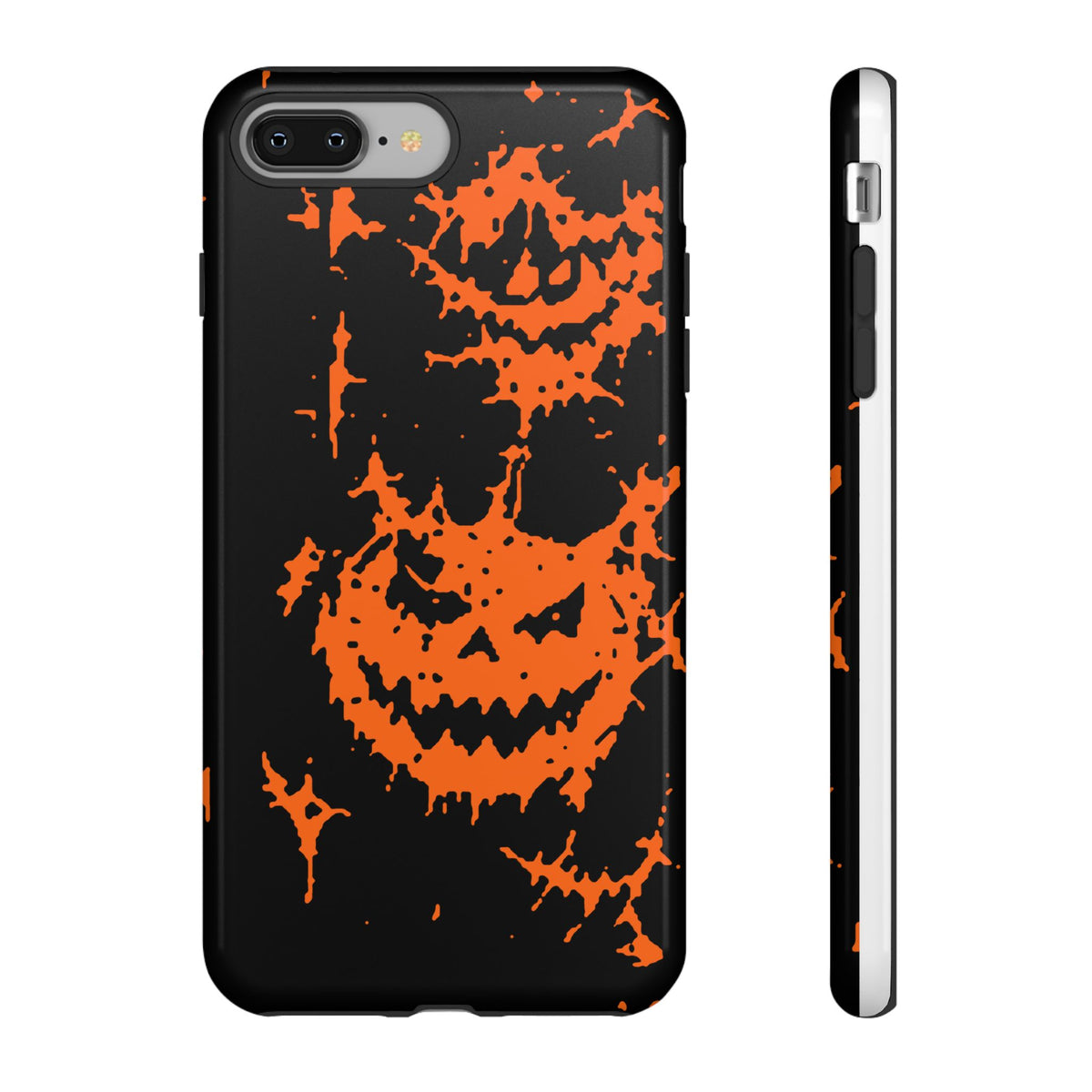 Orange Spiderweb Pumpkin Phone Case