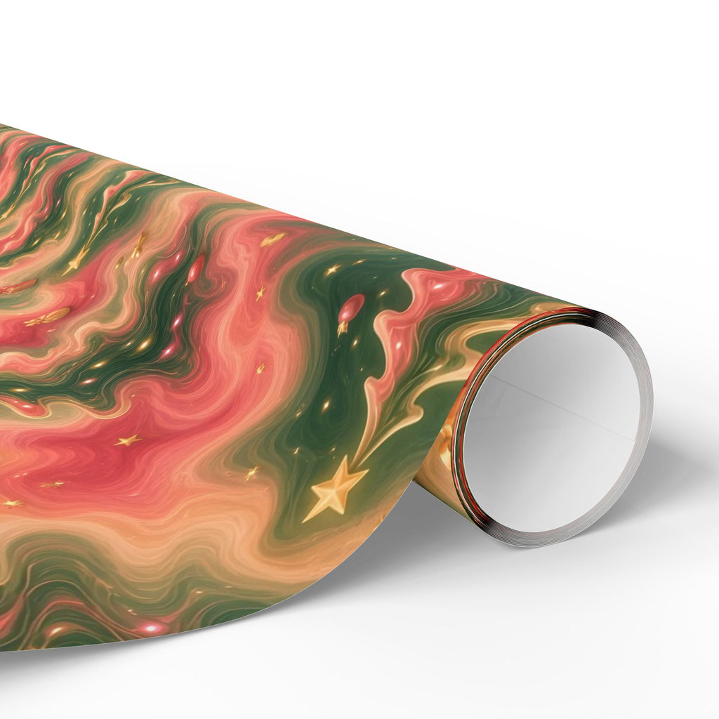 Trees Trippy Christmas Wrapping Paper