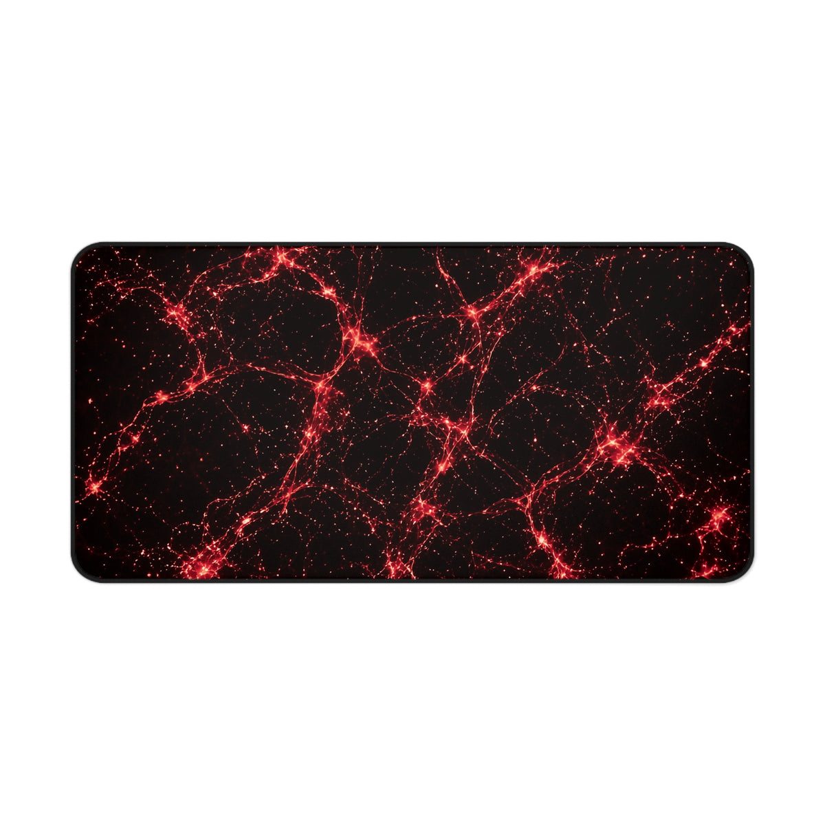 Neon Mycelium - Blood Moon Desk Mat