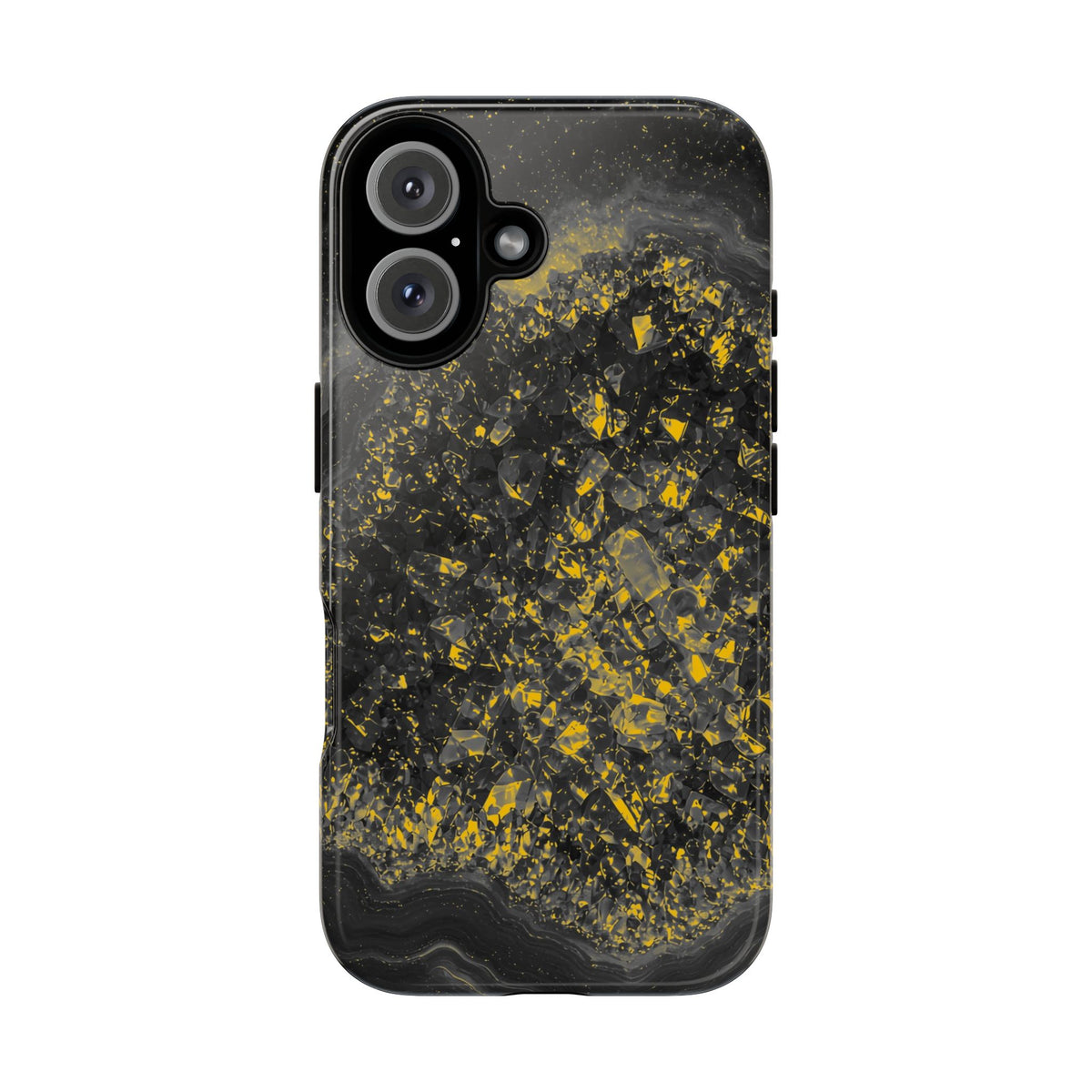 Geode Core - Mono Gold Spark Phone Case