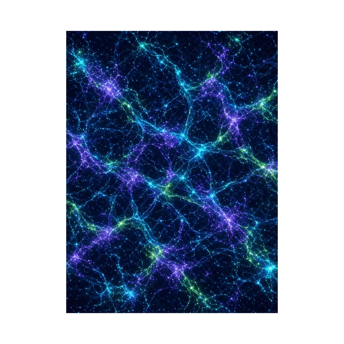 Neon Mycelium - Original Glow Poster