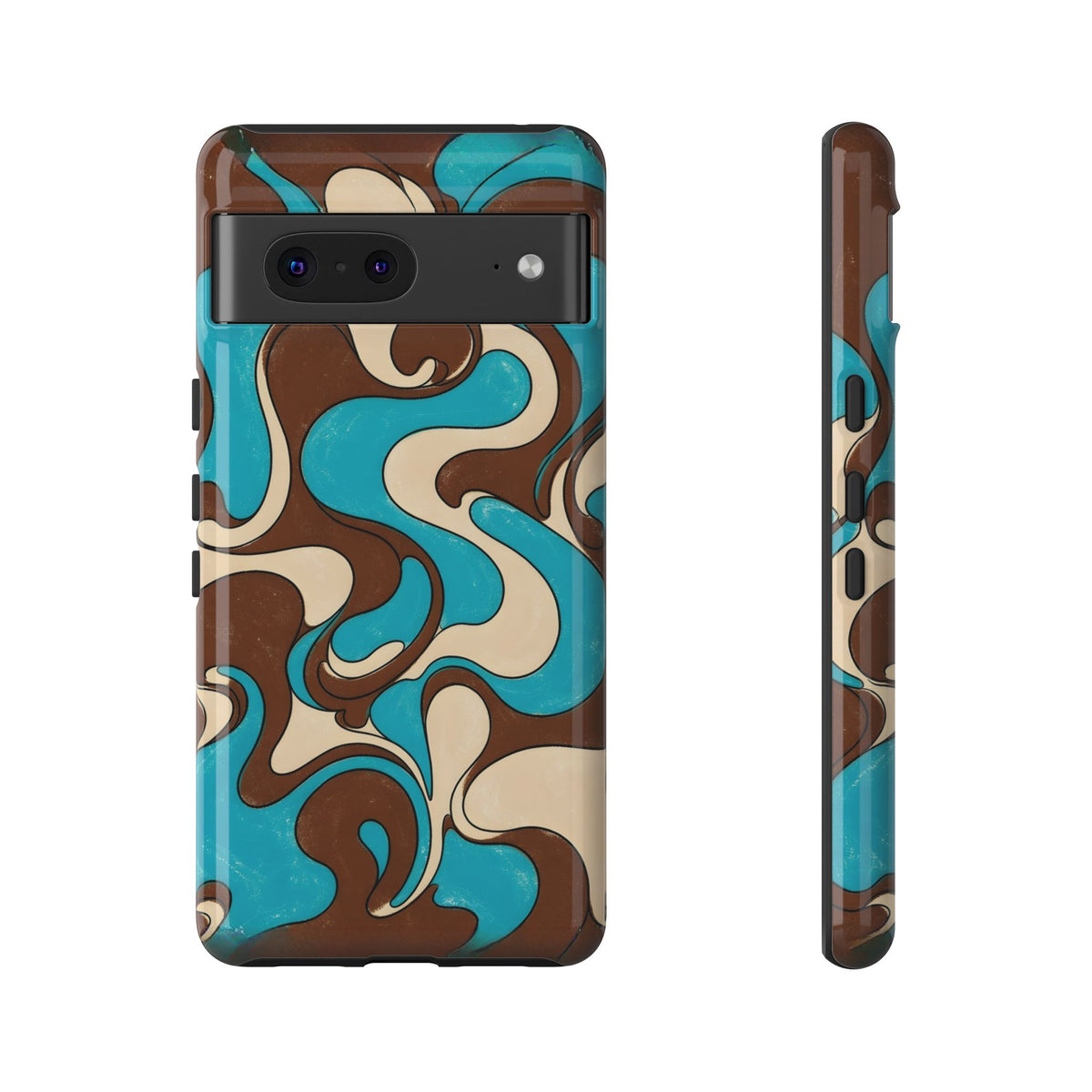 Fillmore Flow - Turquoise & Chocolate Phone Case