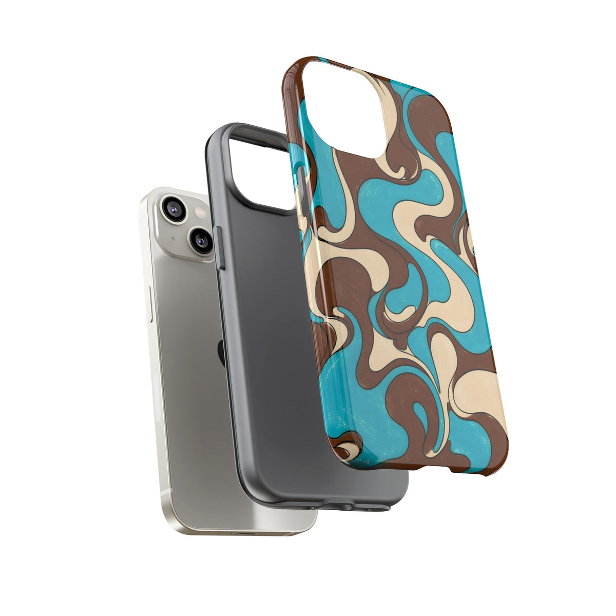 Fillmore Flow - Turquoise & Chocolate Phone Case