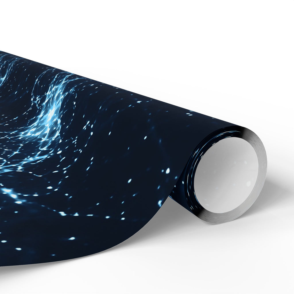 Neon Mycelium - Ice Crystal Wrapping Paper