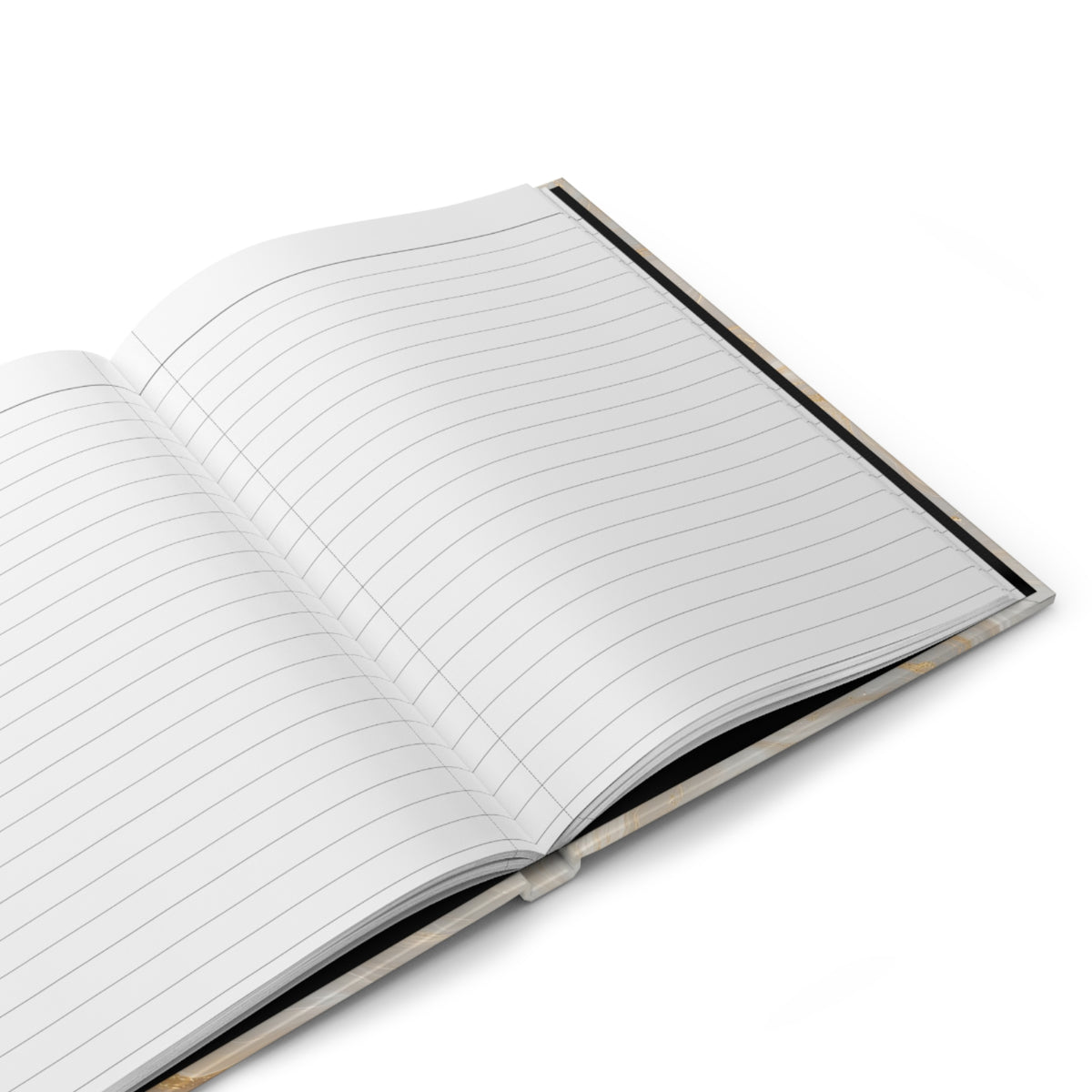 White & Gold Marble Hardcover Journal