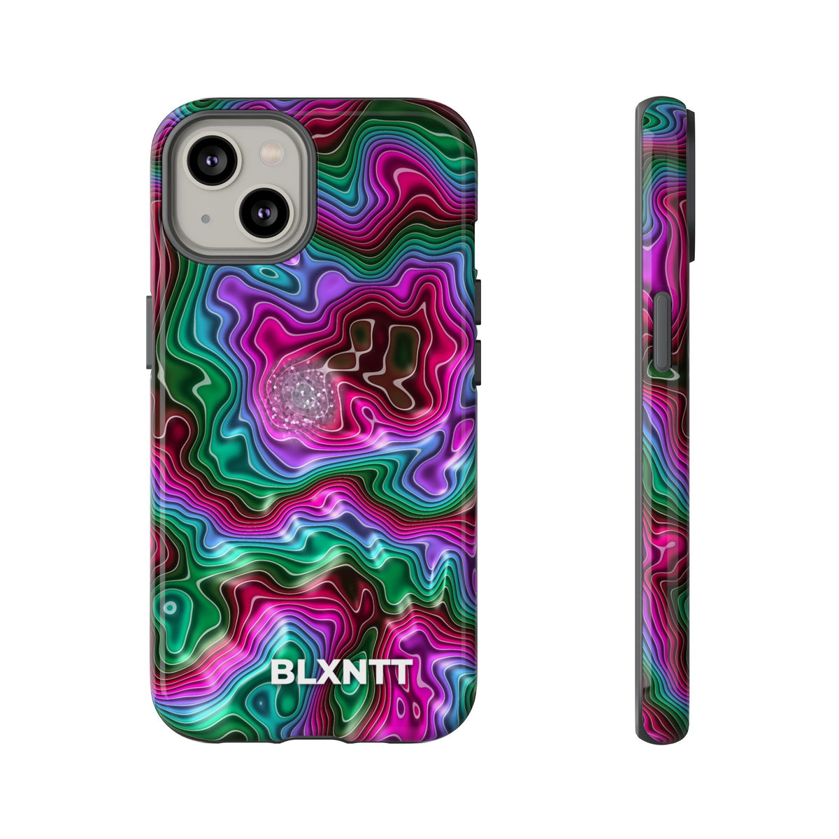 Neon Agate Phone Case