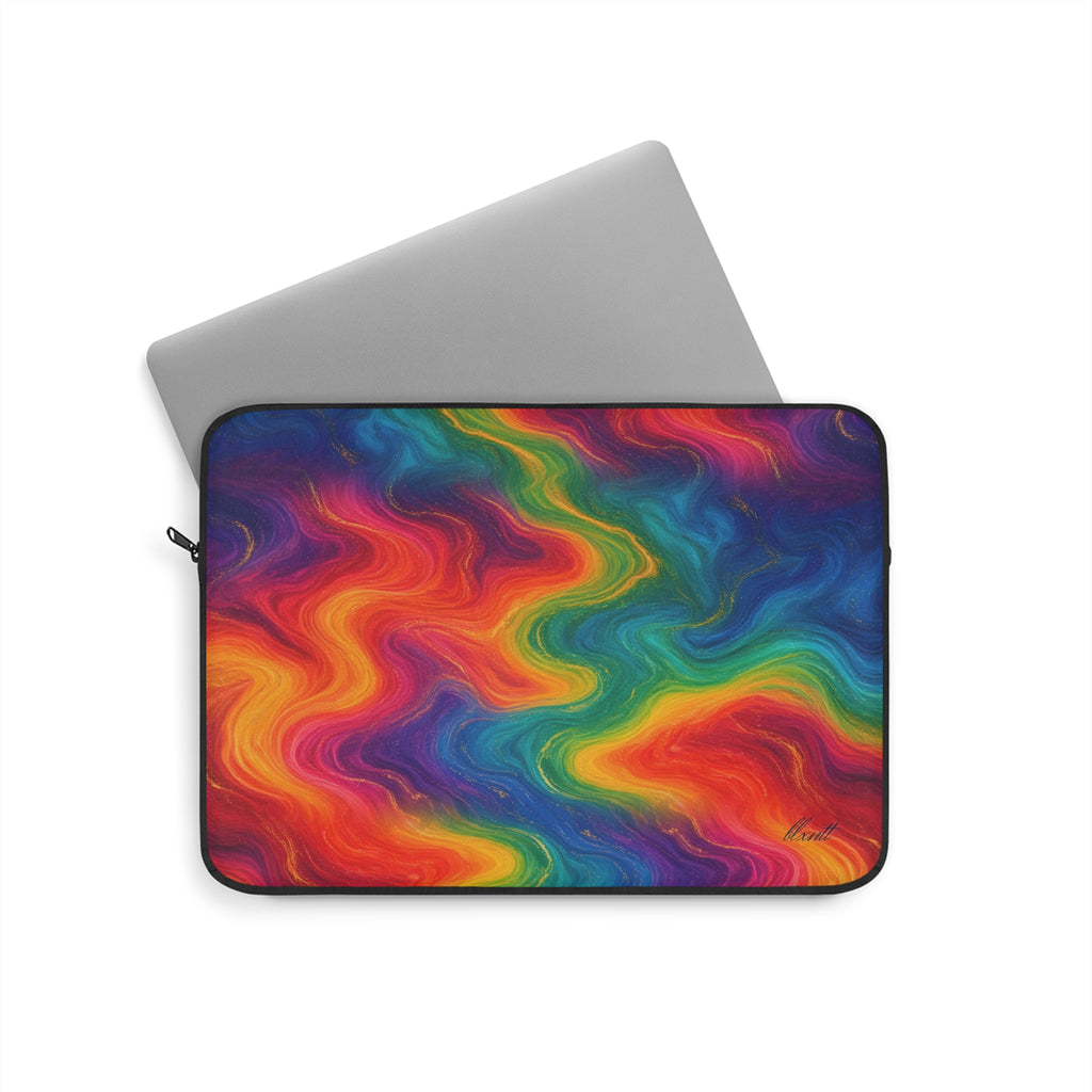 Rainbow Marble Laptop Sleeve