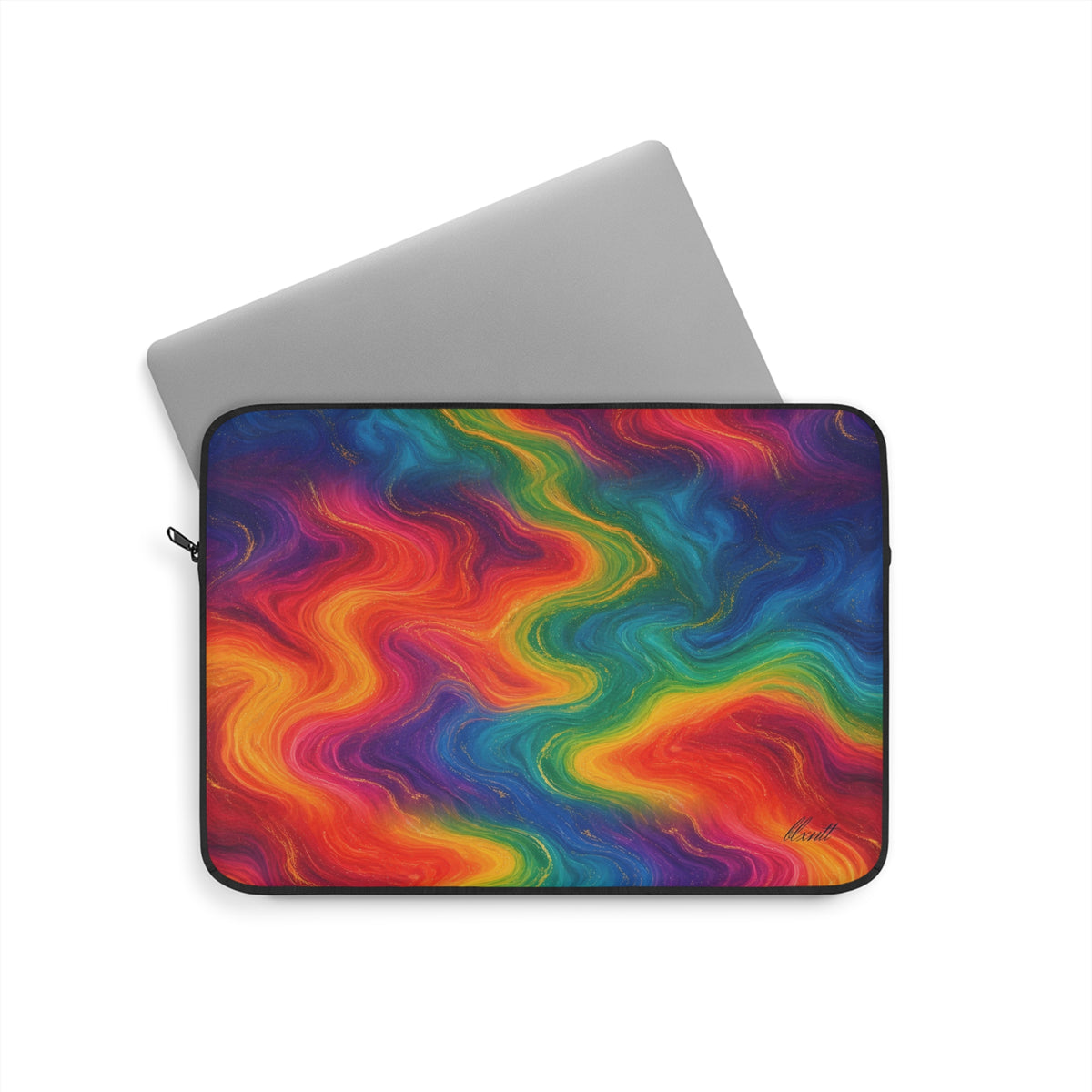 Rainbow Marble Laptop Sleeve