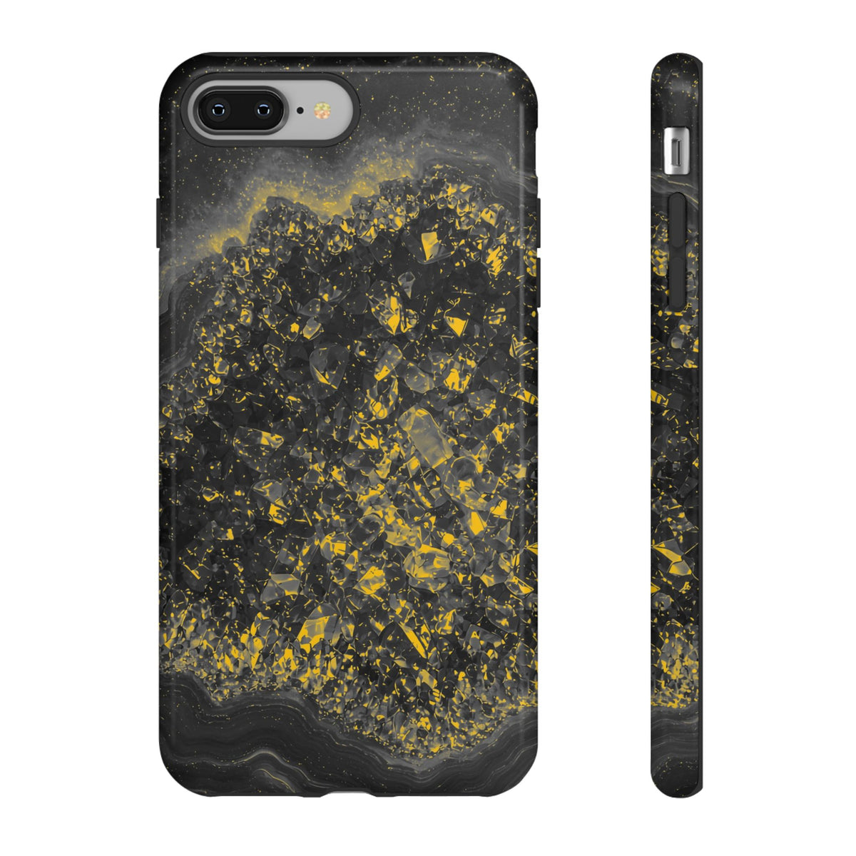 Geode Core - Mono Gold Spark Phone Case