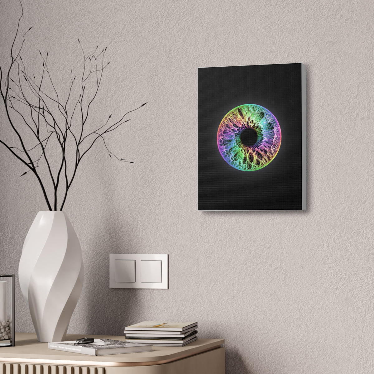 BLXNTT Iris – Lace Web Holographic Glossy Canvas