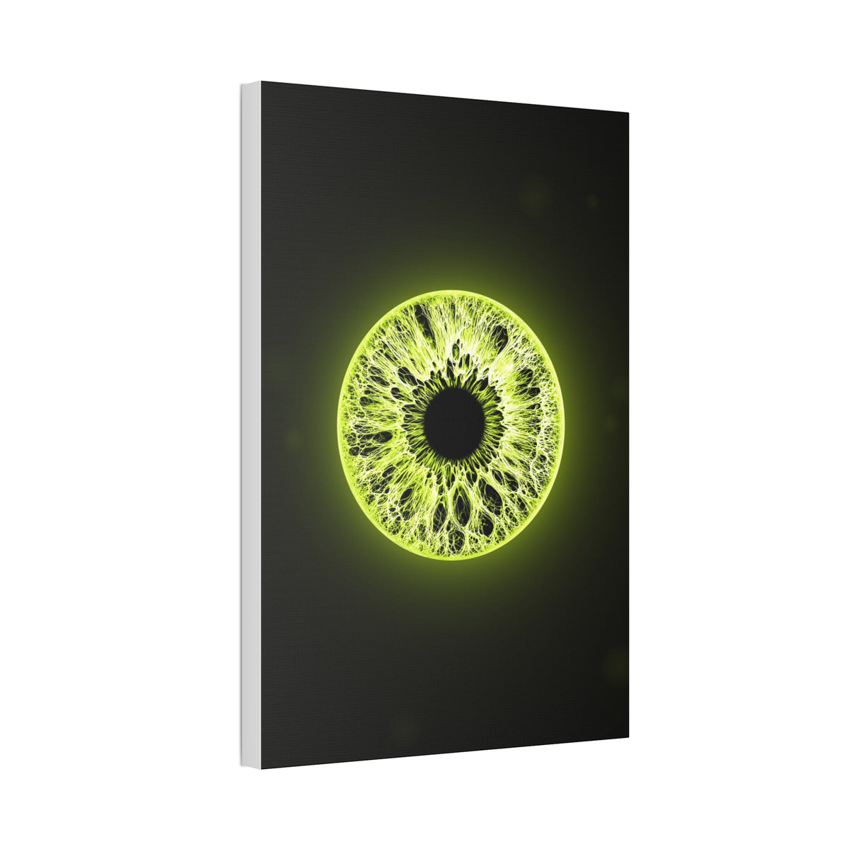 BLXNTT Iris – Lace Web Toxic Chartreuse Glossy Canvas