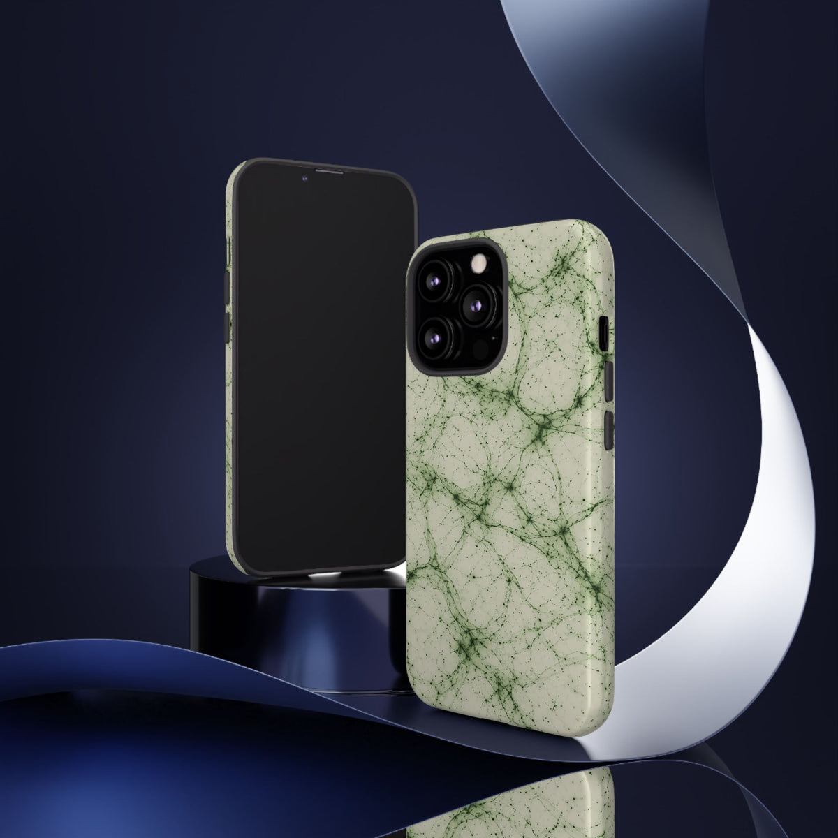 Neon Mycelium - Matcha Latte Phone Case