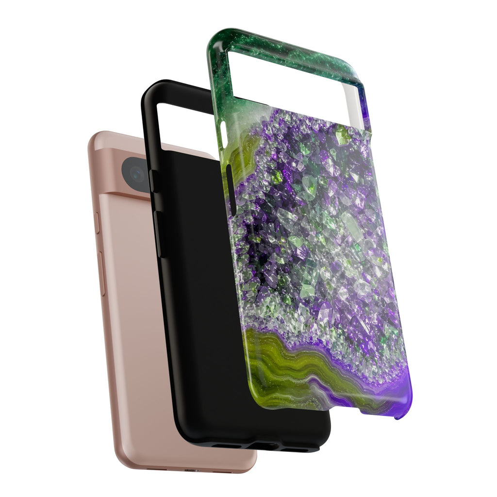 Geode Core - Ruby Emerald Phone Case