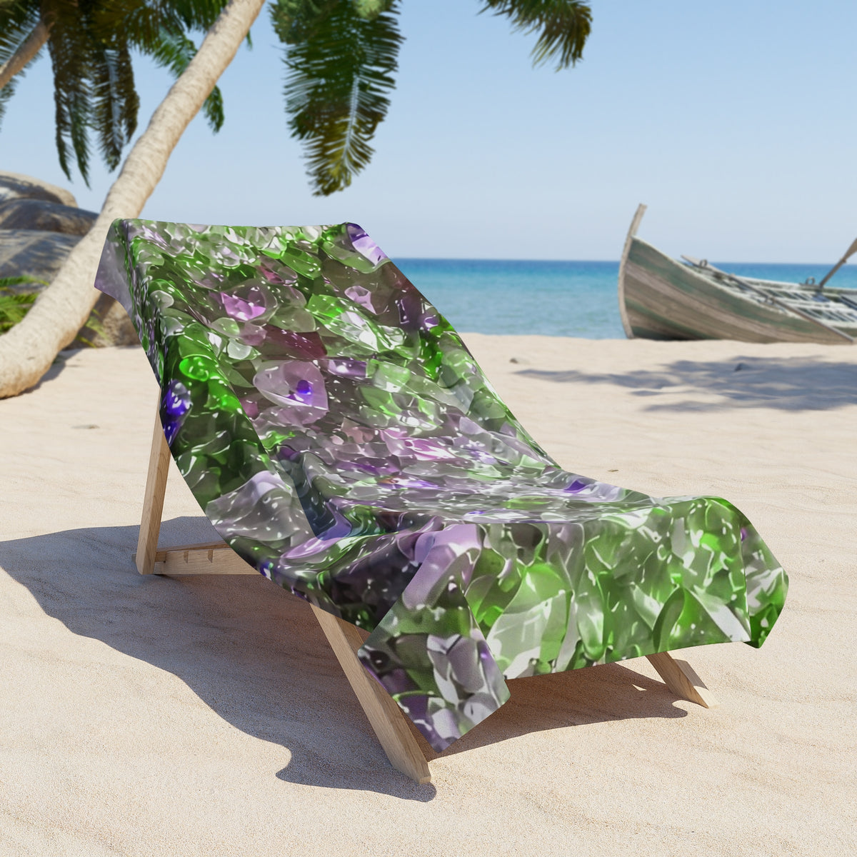Geode Core - Cosmic Berry Beach Towel