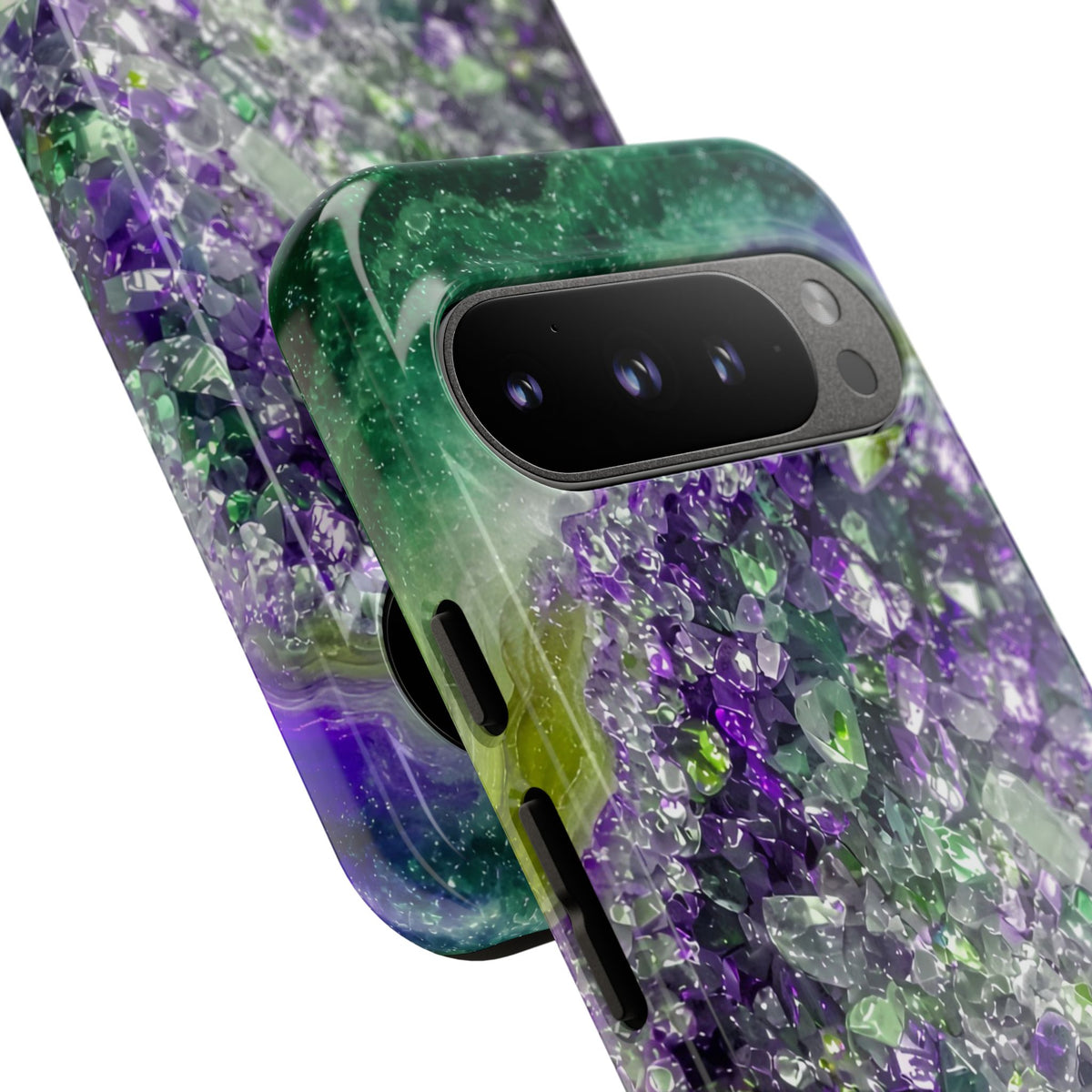 Geode Core - Ruby Emerald Phone Case