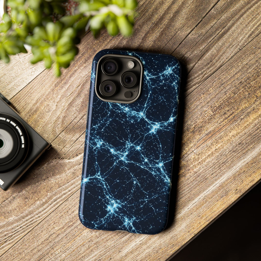 Neon Mycelium - Ice Crystal Phone Case