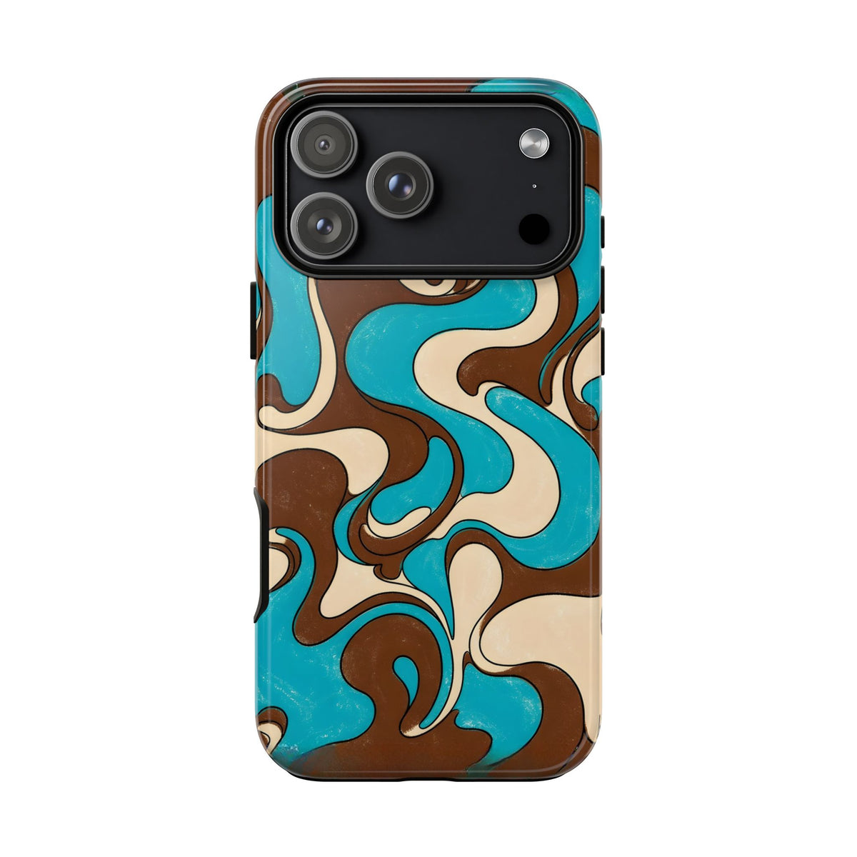 Fillmore Flow - Turquoise & Chocolate Phone Case