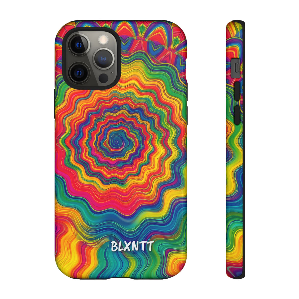 Hypnotic Rainbow Ripple Phone Case