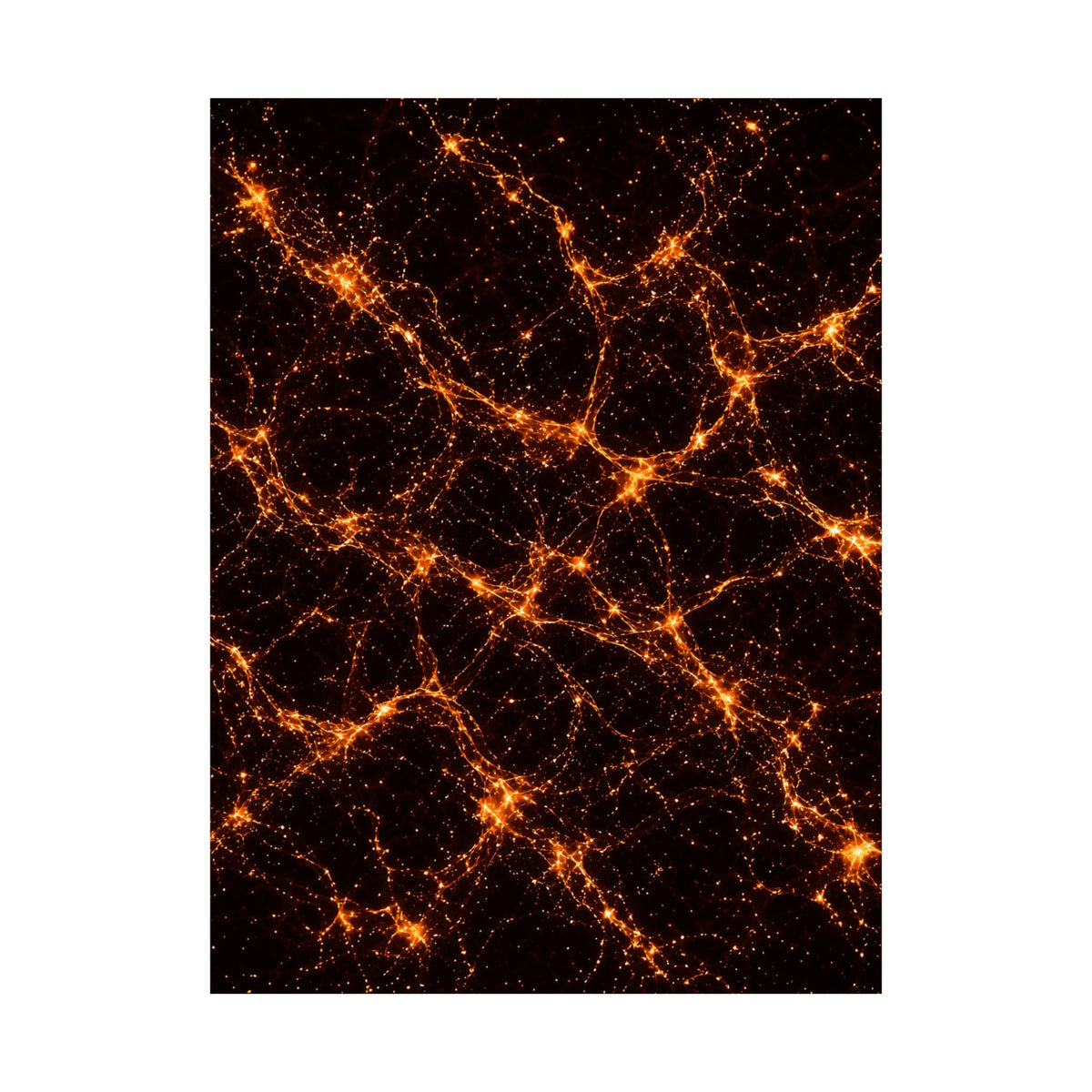 Neon Mycelium - Solar Flare Poster
