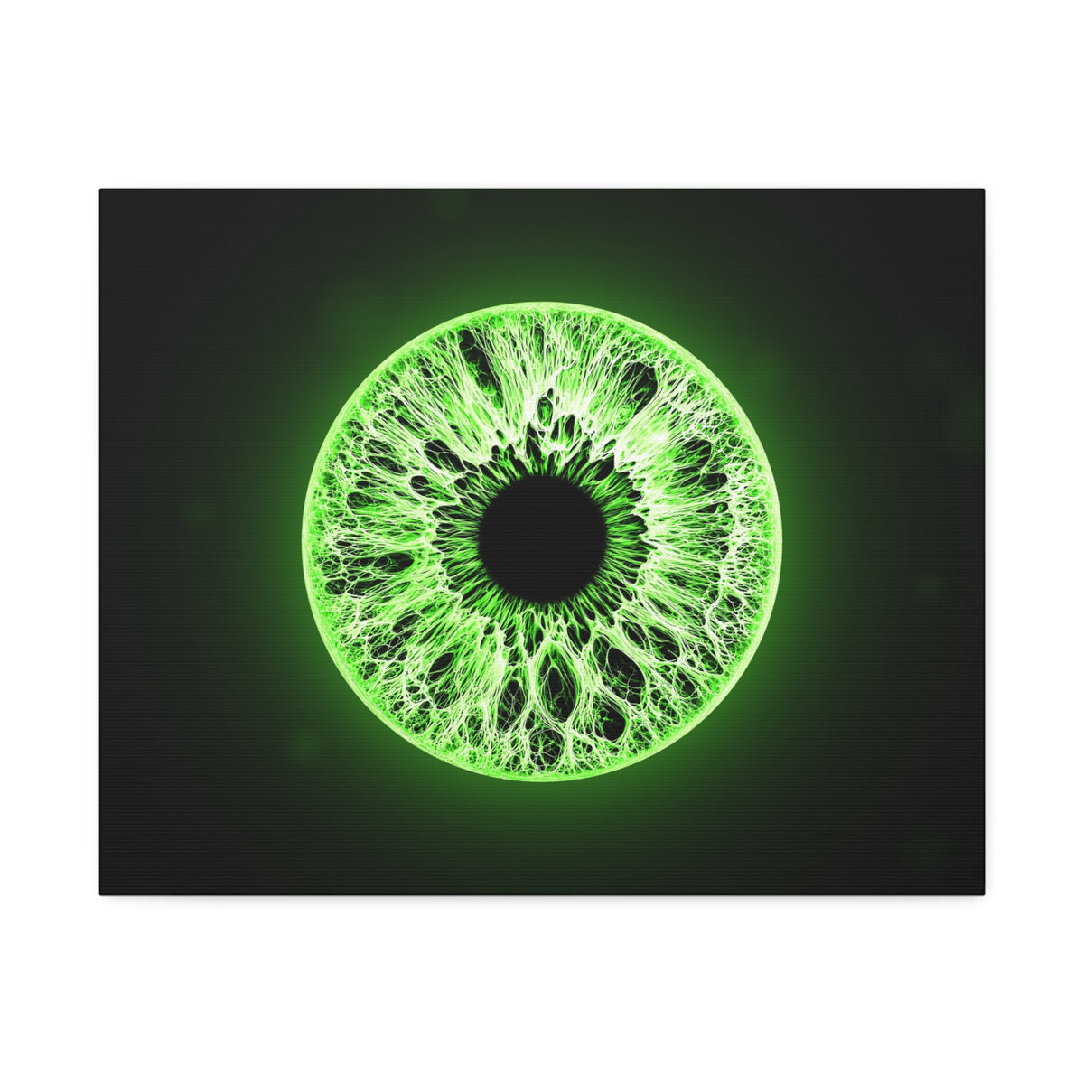 BLXNTT Iris – Lace Web Lime Shock Glossy Canvas