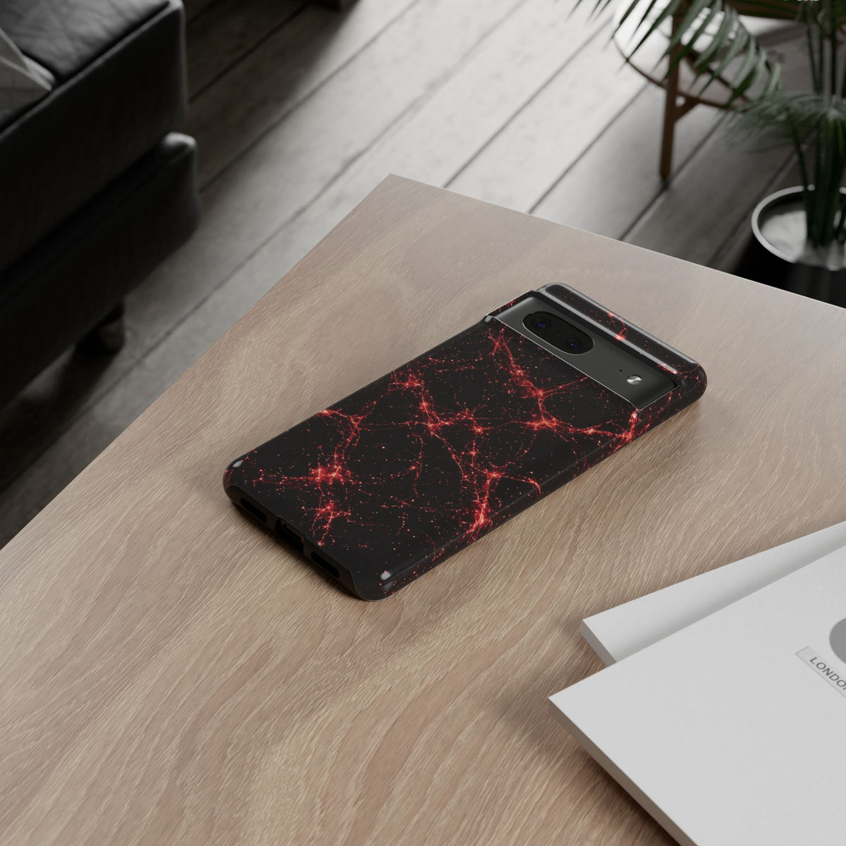 Neon Mycelium - Blood Moon Phone Case
