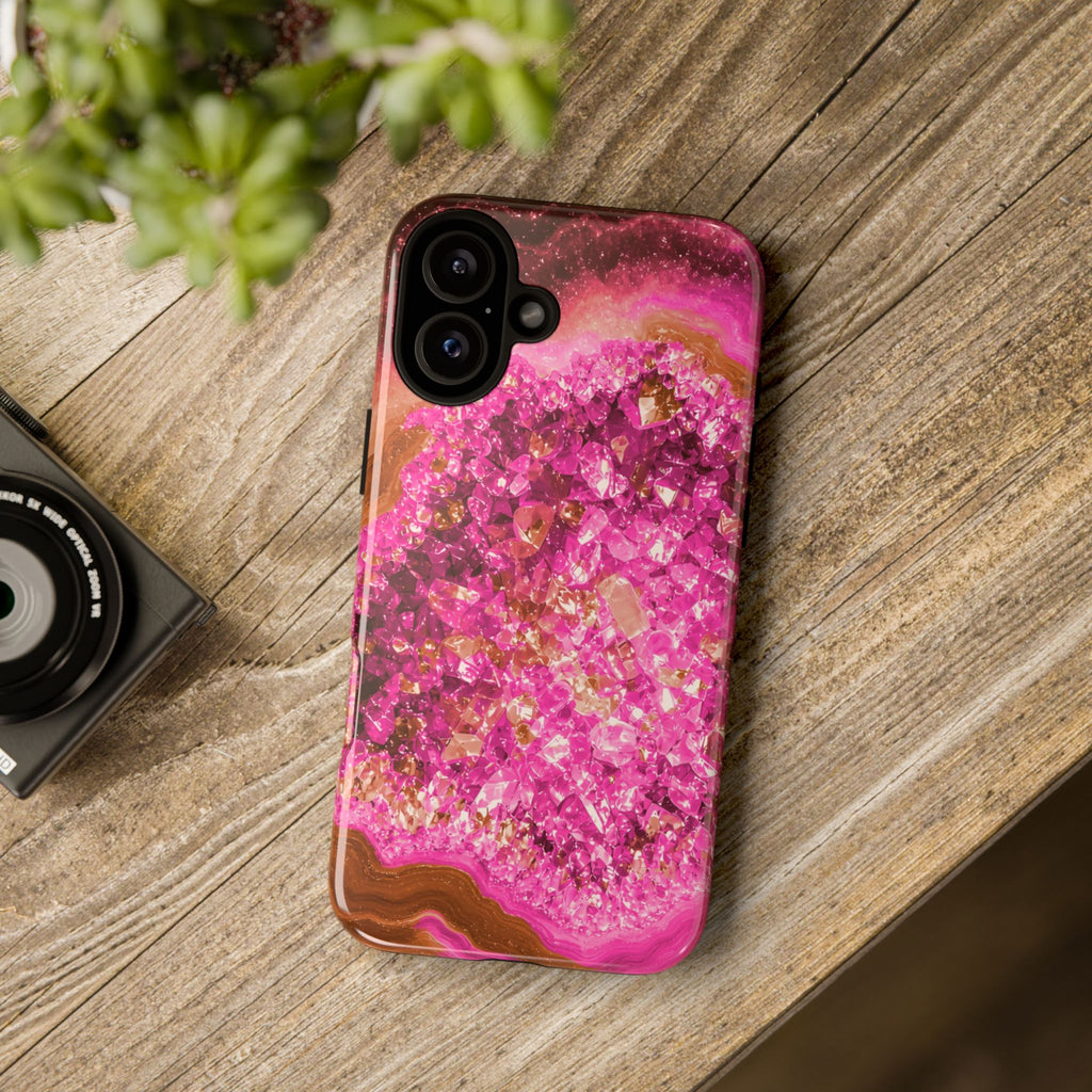 Geode Core - Terracotta Neon Phone Case