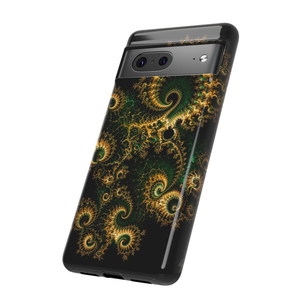 Copper Infinity - Emerald & Gold Phone Case