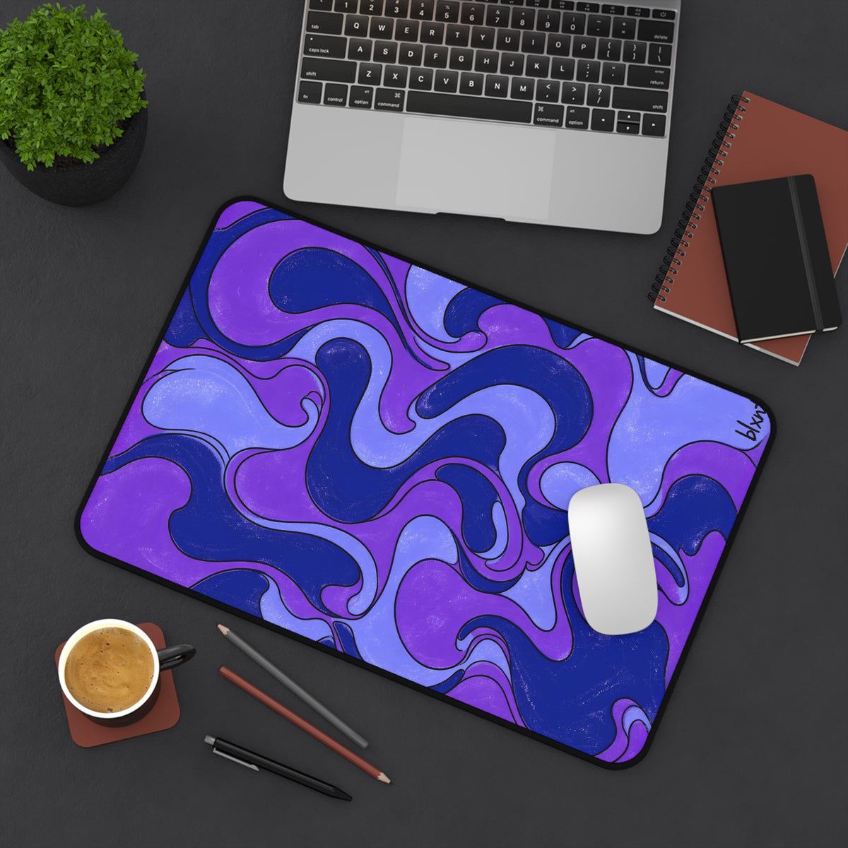 Fillmore Flow - Ultraviolet Desk Mat