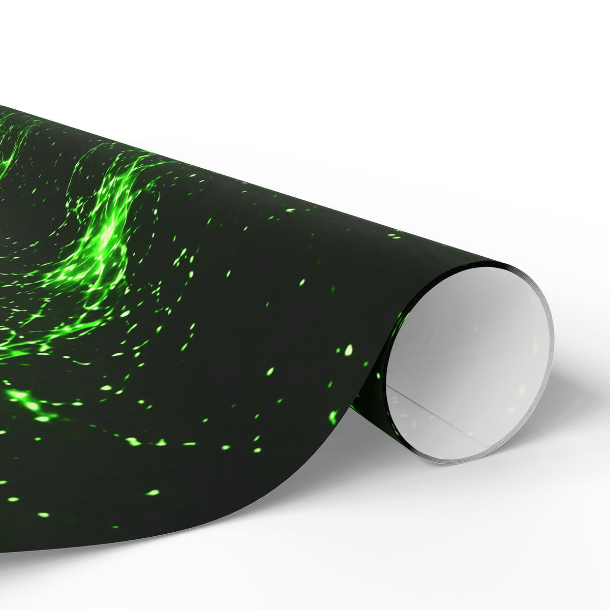 Neon Mycelium - Toxic Lime Wrapping Paper