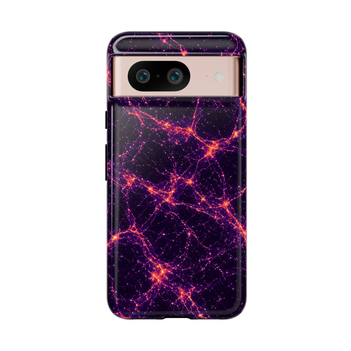 Neon Mycelium - Sunset Synapse Phone Case