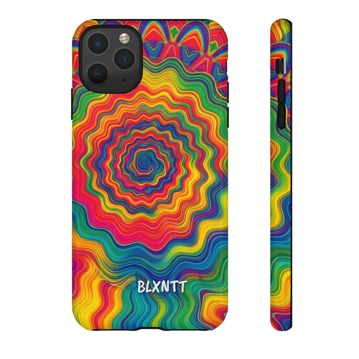 Hypnotic Rainbow Ripple Phone Case
