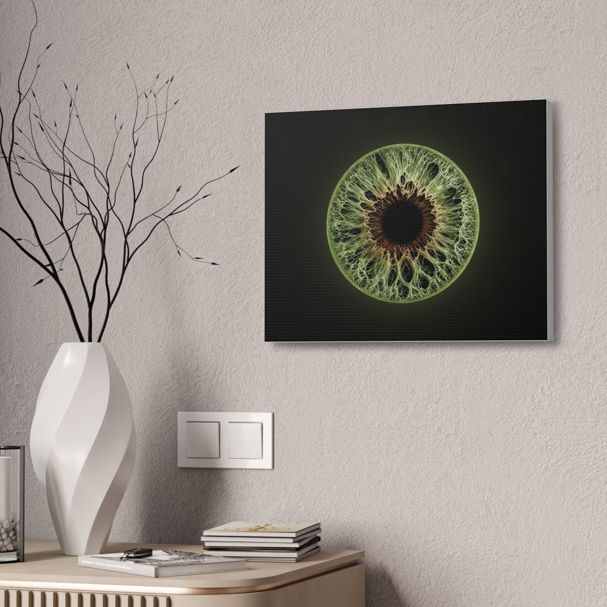 BLXNTT Iris – Lace Web Hazel Glossy Canvas