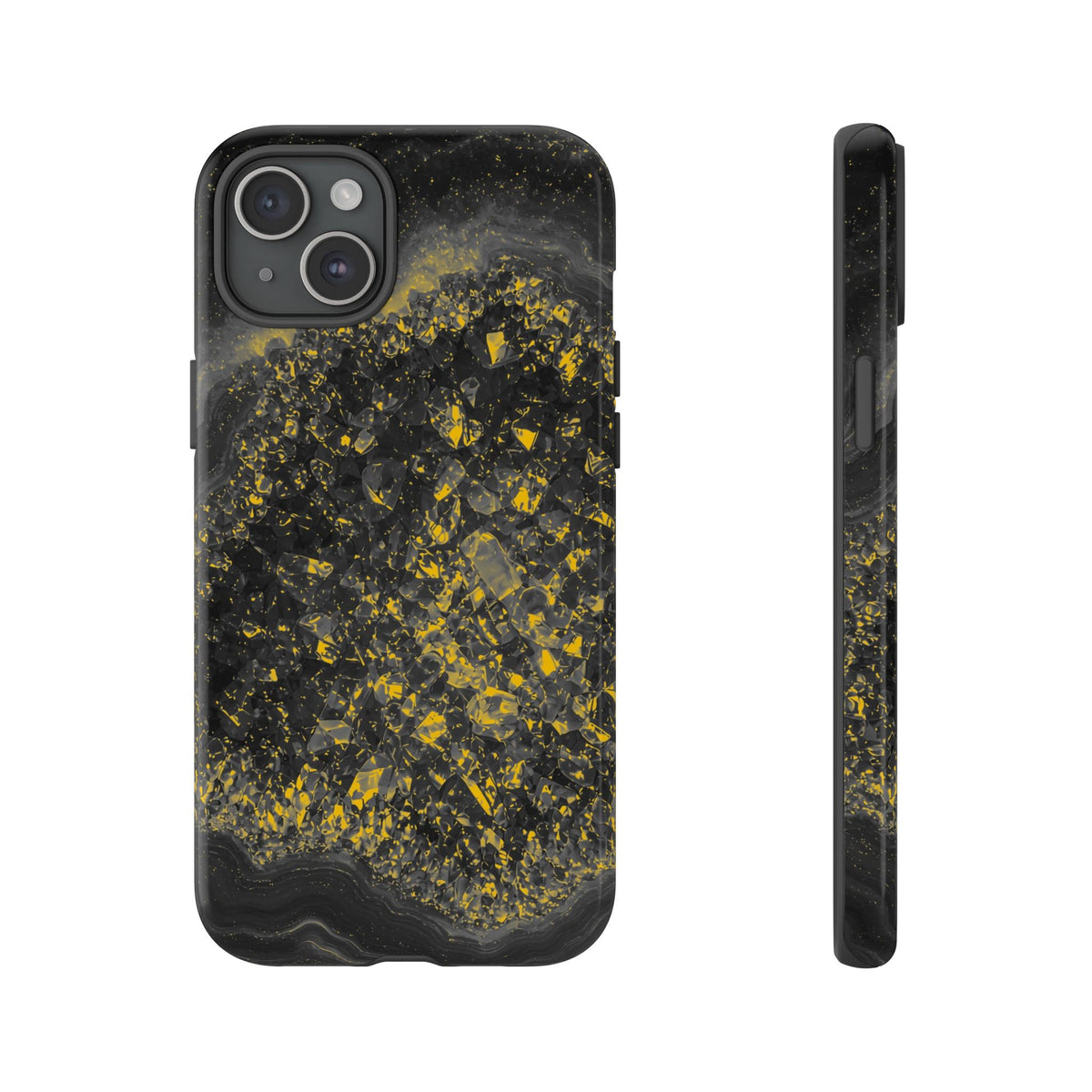 Geode Core - Mono Gold Spark Phone Case