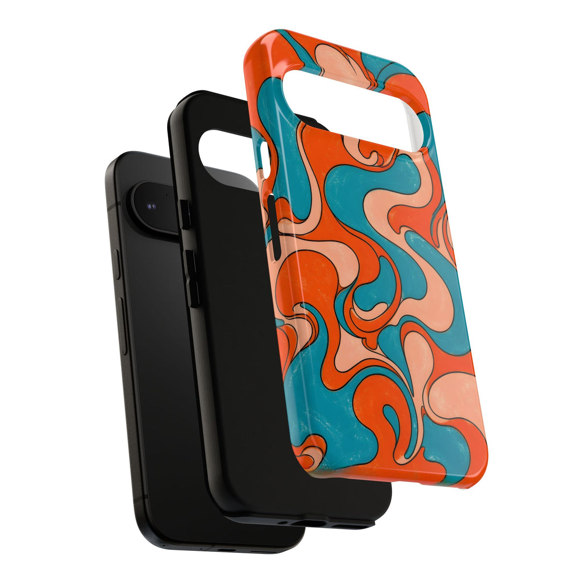 Fillmore Flow - Blood Orange & Teal Phone Case