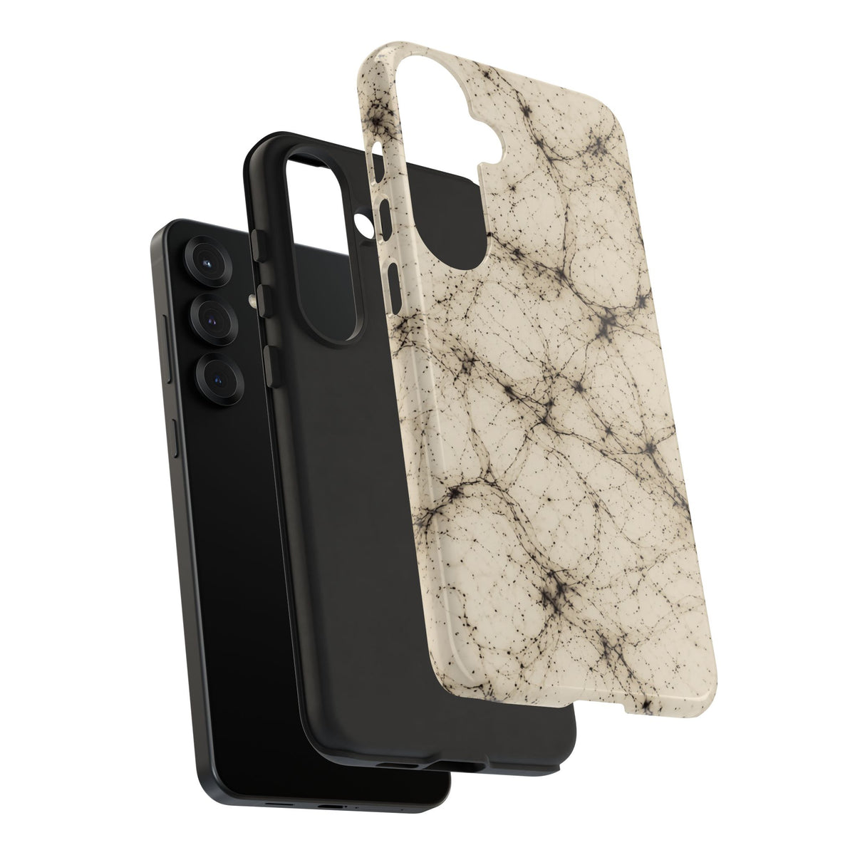 Neon Mycelium - Ink on Paper Phone Case