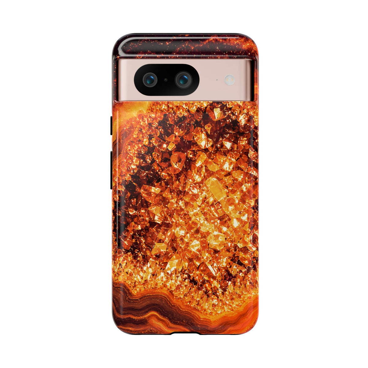 Geode Core - Molten Lava Phone Case
