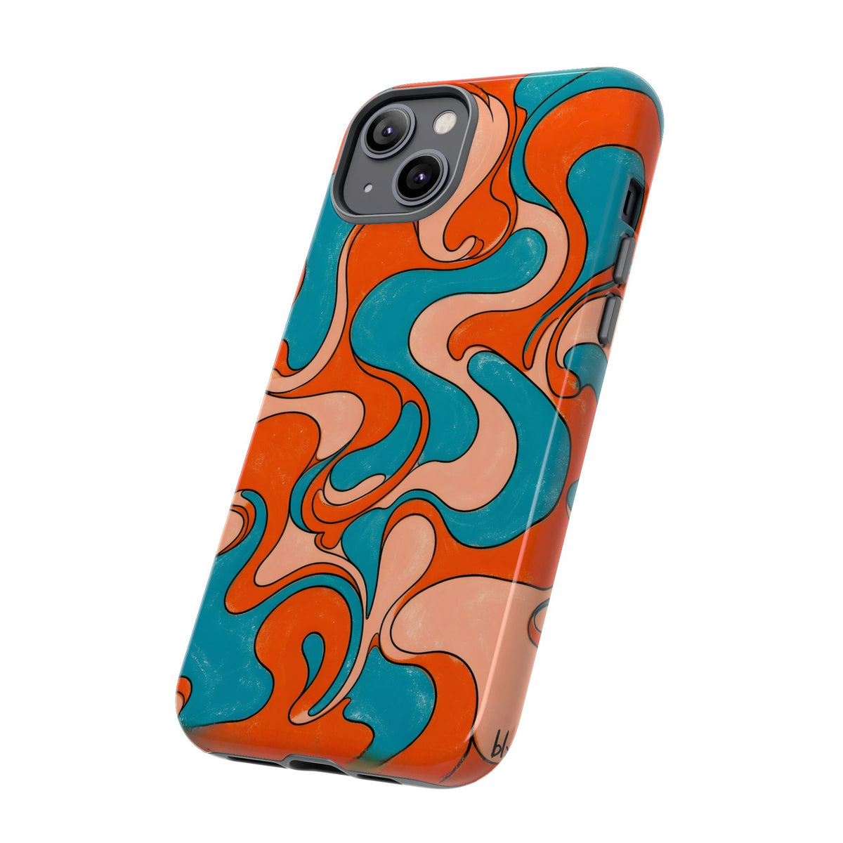 Fillmore Flow - Blood Orange & Teal Phone Case