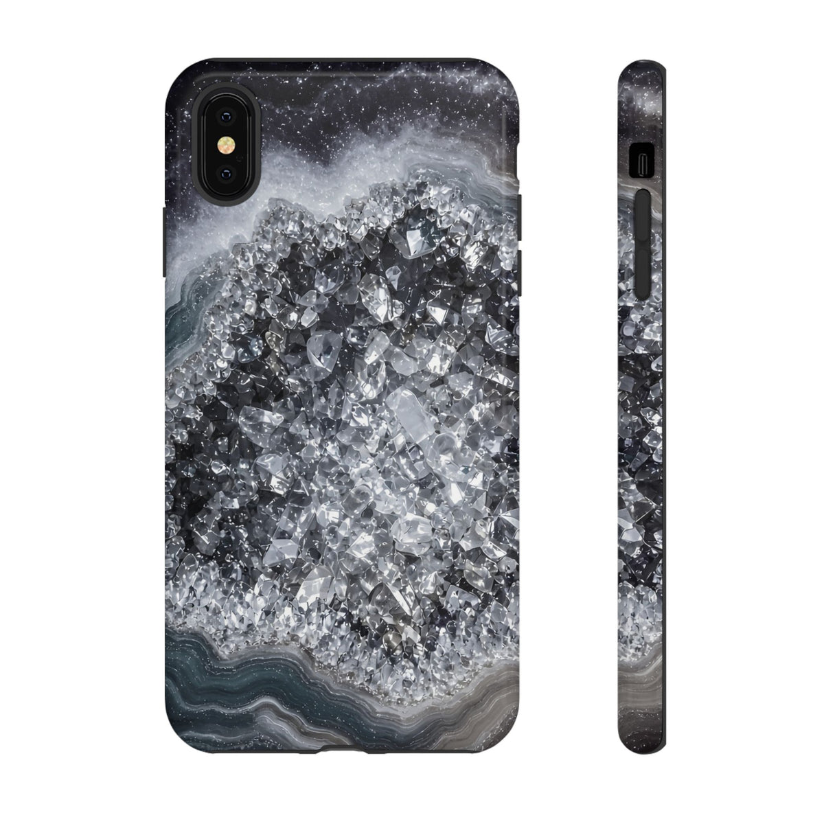 Geode Core - Silver Smoke Phone Case