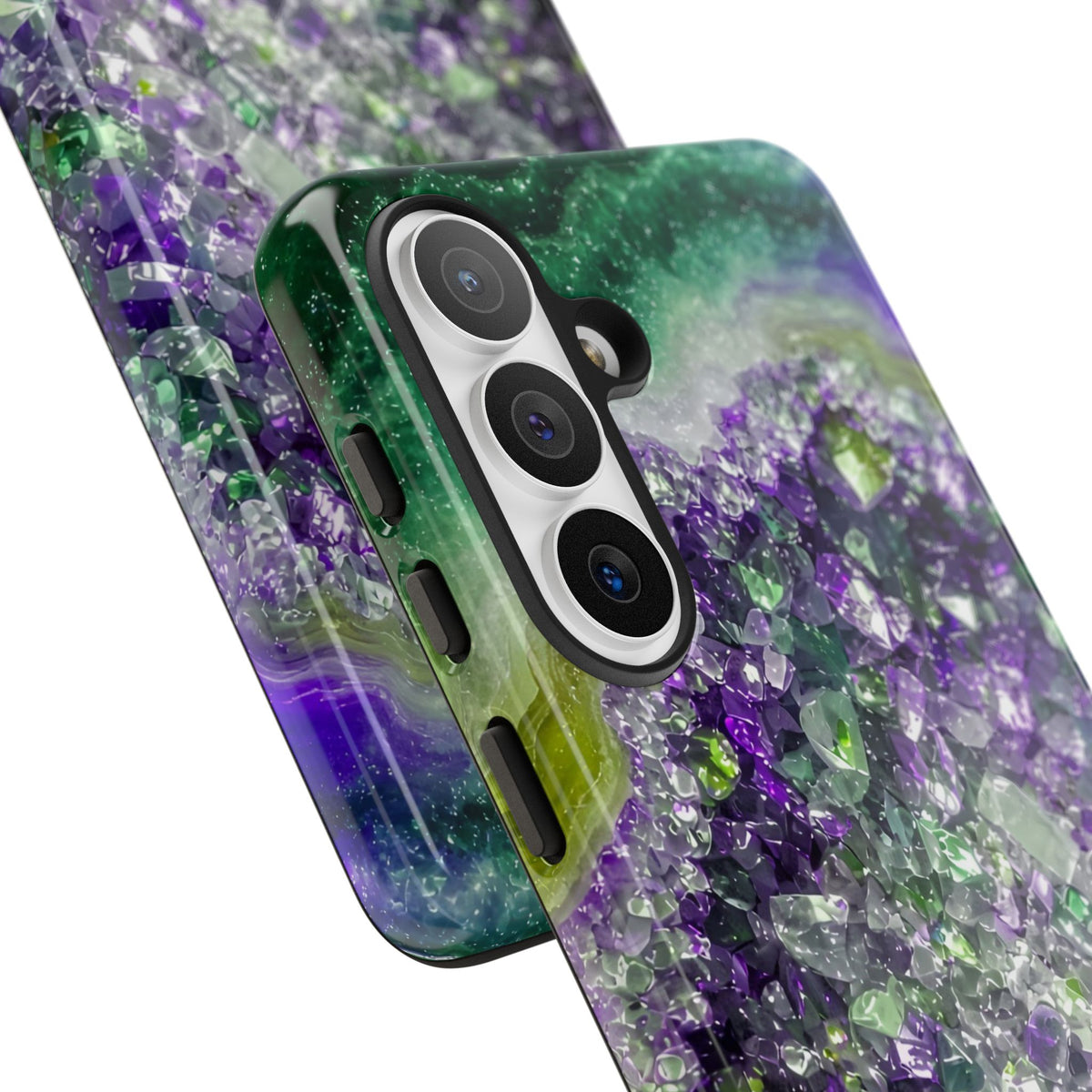 Geode Core - Ruby Emerald Phone Case