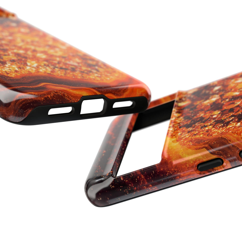 Geode Core - Molten Lava Phone Case