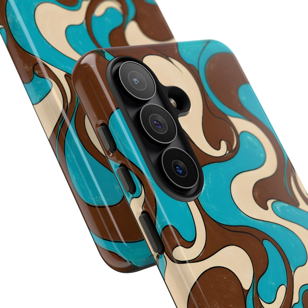 Fillmore Flow - Turquoise & Chocolate Phone Case