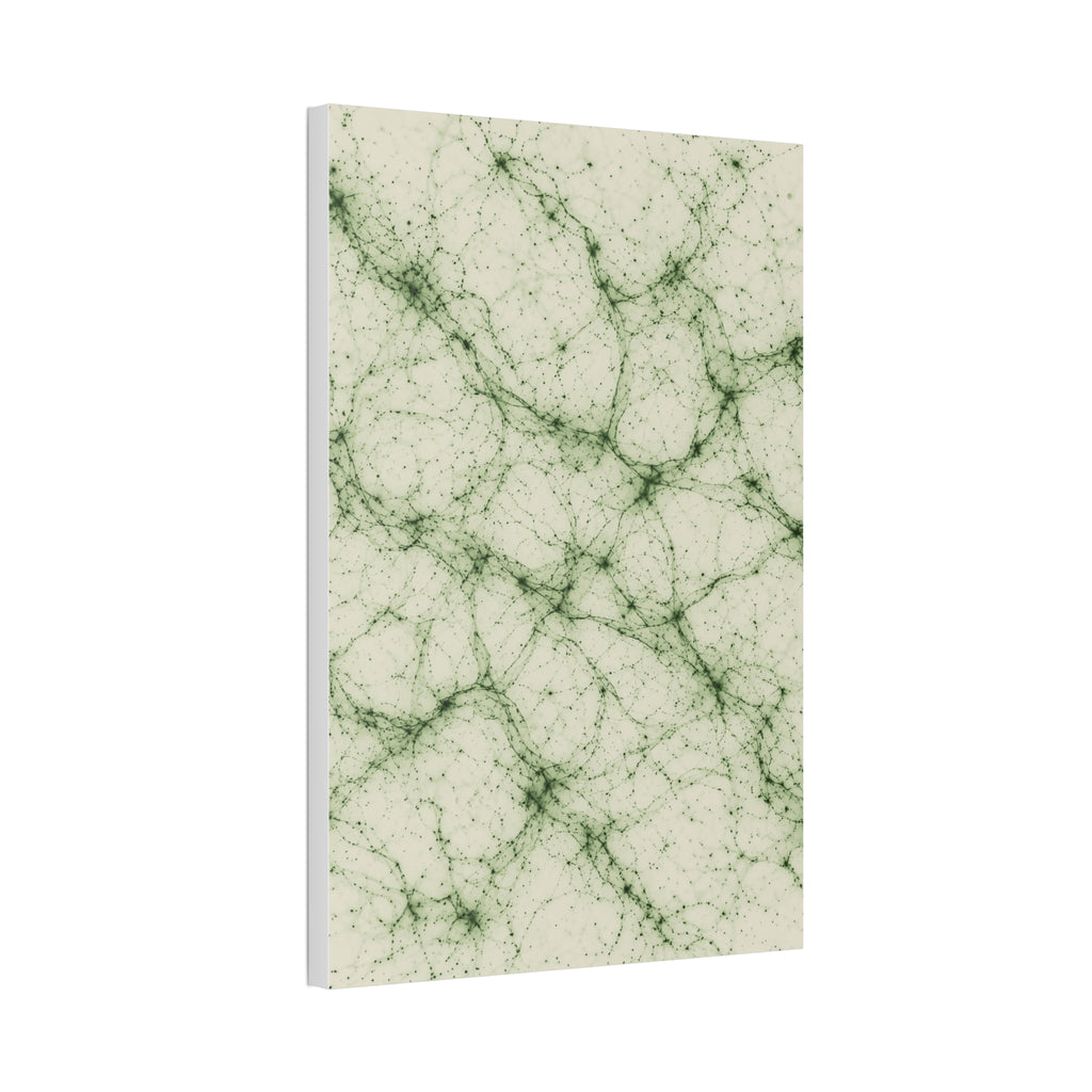 Neon Mycelium - Matcha Latte Glossy Canvas